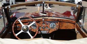 Jaguar XK 140 - das Cockpit